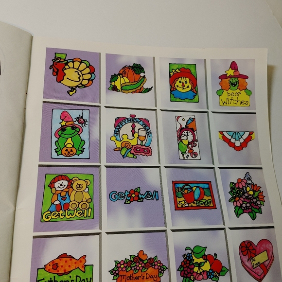 New old Stock - Lot of 8 Gallery Glass Sealed Vintage Glass Paints w Bonus Book - Picture 15 of 15